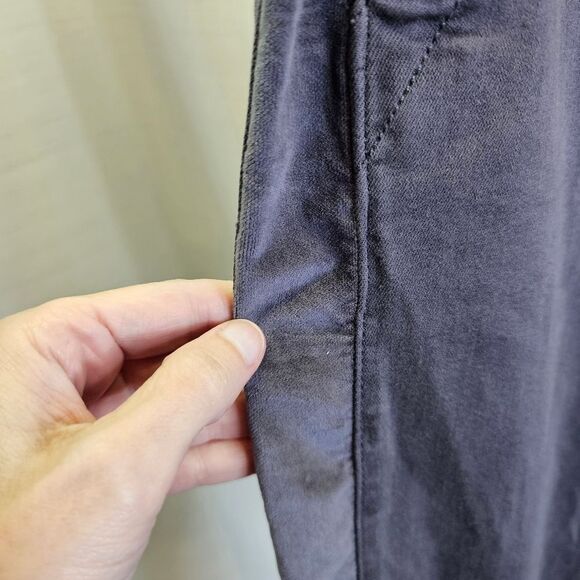 PAIGE Mayslie Jogger with Velvet Side Stripe Vintage Pearl Grey Size 28 - Picture 8 of 14